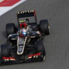 Romain Grosjean disfruta disputando el GP de Baréin 2013