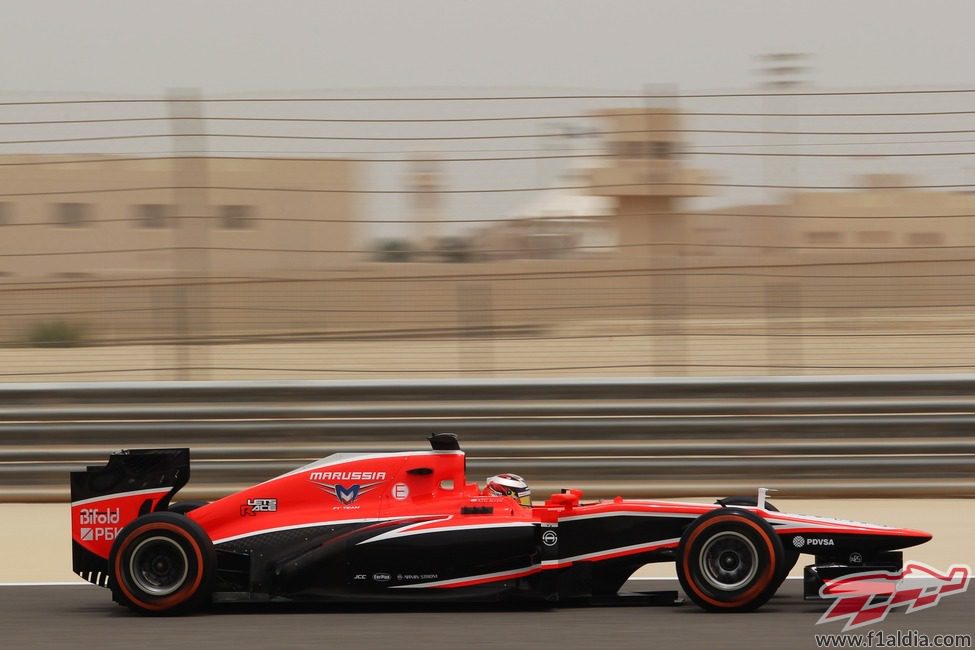 Jules Bianchi completa la jornada del sábado en Baréin