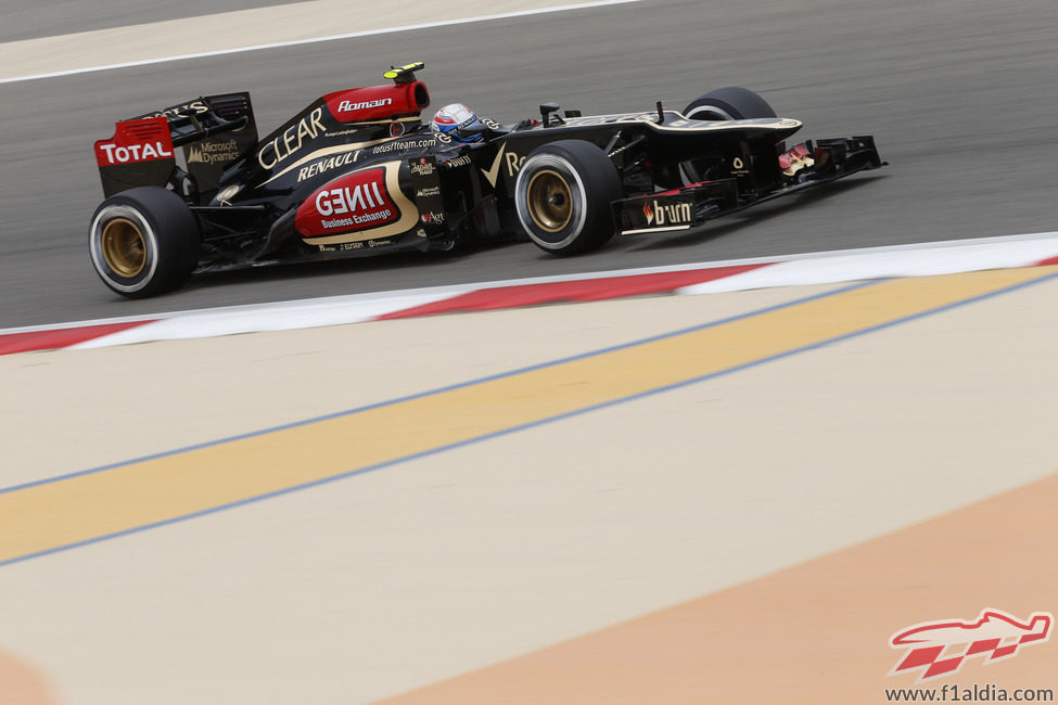 Romain Grosjean se quedó a las puertas de la Q3 en Baréin