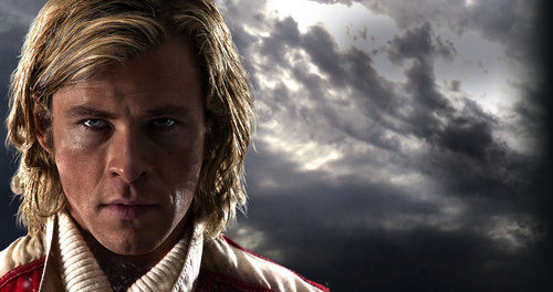 Chris Hemsworth, como James Hunt, en Rush