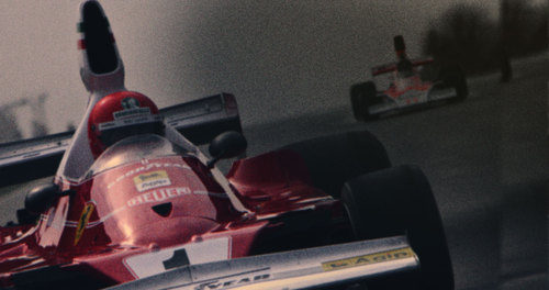 Niki Lauda rodando en la oscuridad
