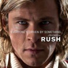 James Hunt en un cartel oficial de Rush