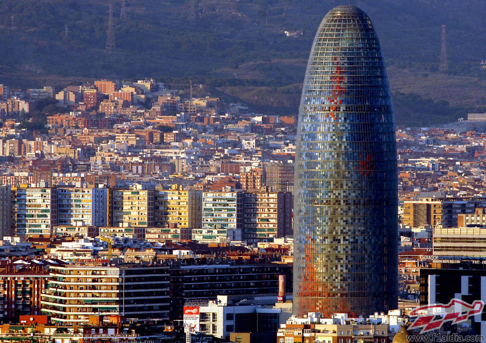 La torre Agbar de Barcelona