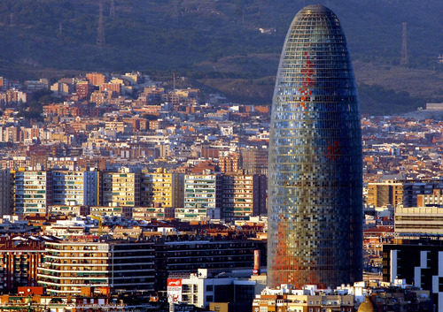 La torre Agbar de Barcelona