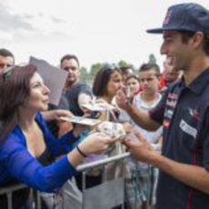 Los fans reclaman a Daniel Ricciardo