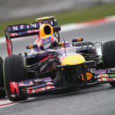 Mark Webber exprime su Red Bull antes del fuego real