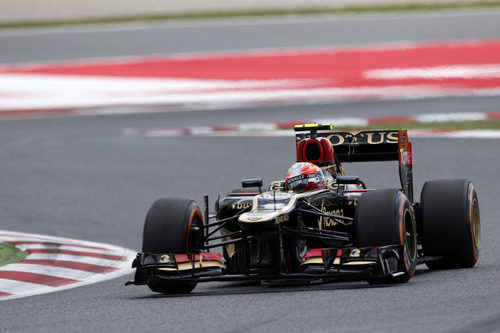 Romain Grosjean completa los Libres 3 del GP de España 2013