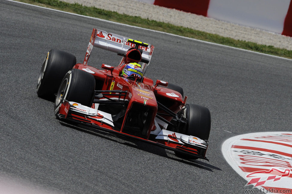 Felipe Massa terminó sexto la clasificación del GP de España 2013