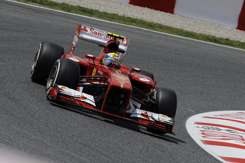 Felipe Massa terminó sexto la clasificación del GP de España 2013