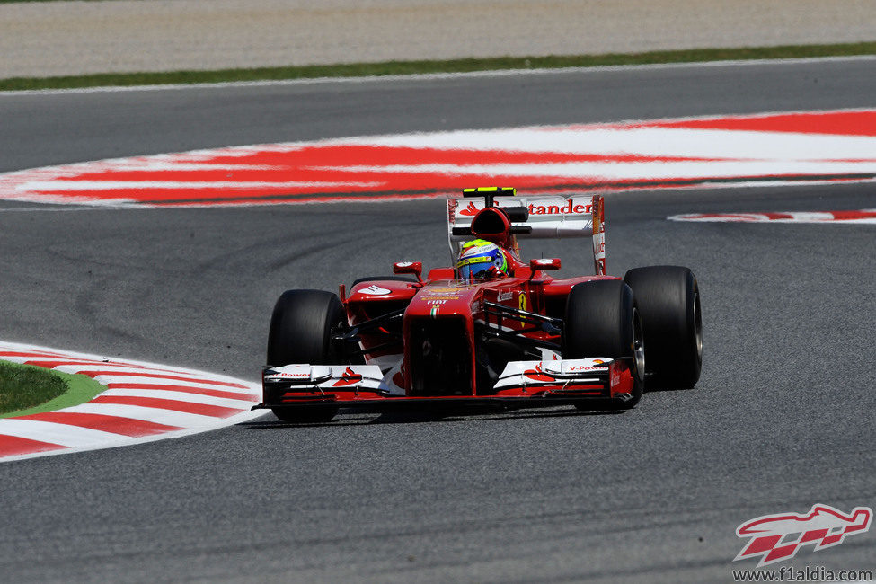 Felipe Massa, el brasileño de Ferrari en Montmeló