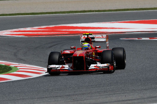Felipe Massa, el brasileño de Ferrari en Montmeló