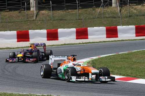 Paul di Resta terminó séptimo el GP de España 2013