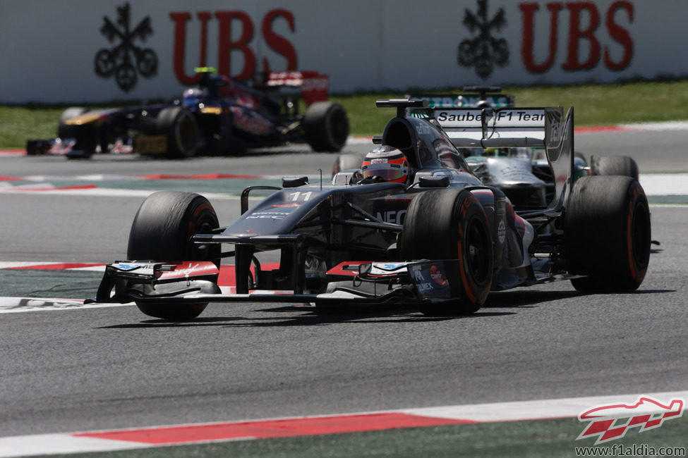 Nico Hülkenberg tuvo un pequeño incidente en boxes