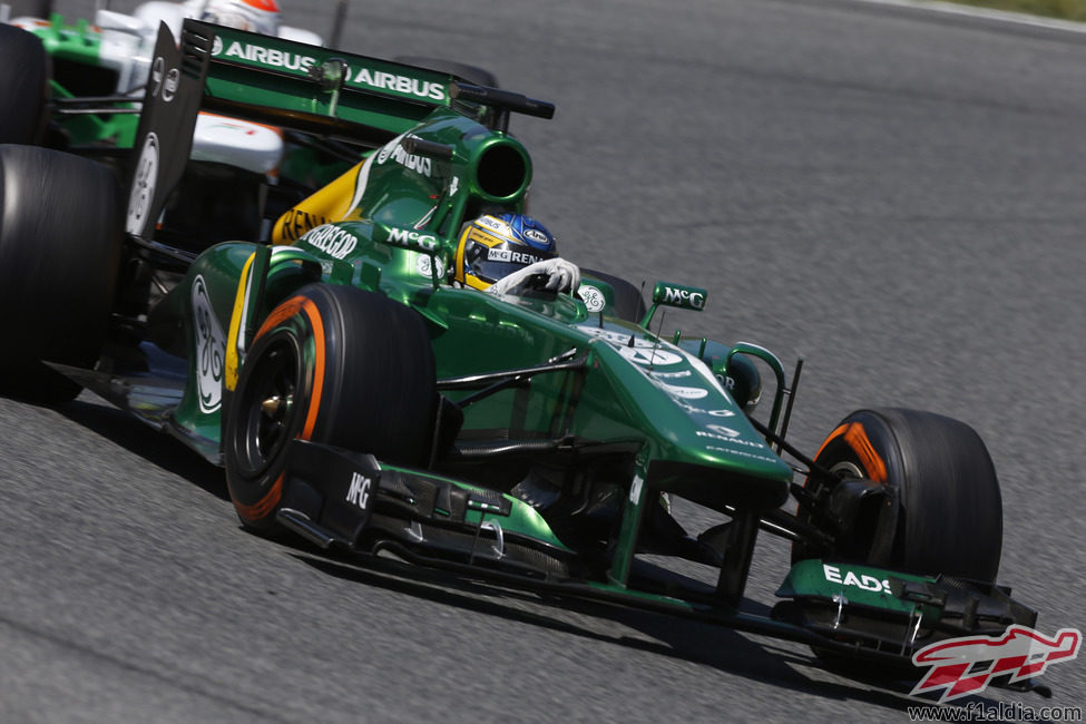 Charles Pic superó a Marussia en Montmeló