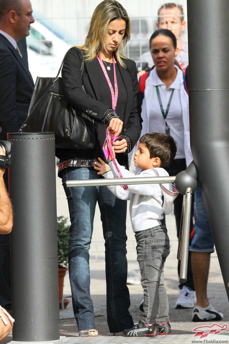 Anna Rafaela Bassi, la mujer de Felipe Massa y su hijo