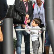 Anna Rafaela Bassi, la mujer de Felipe Massa y su hijo