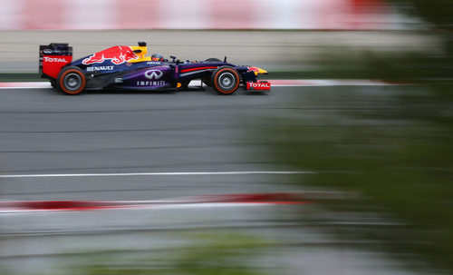 Sebastian Vettel rueda con el compuesto más duro