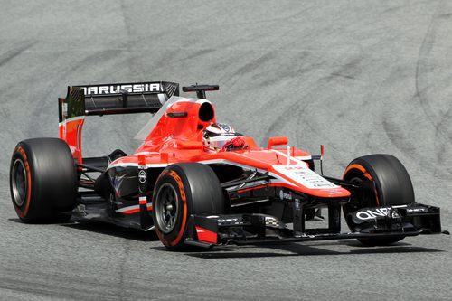 Max Chilton rueda en los Libres 1 del GP de España 2013