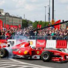 Un Ferrari por las calles polacas