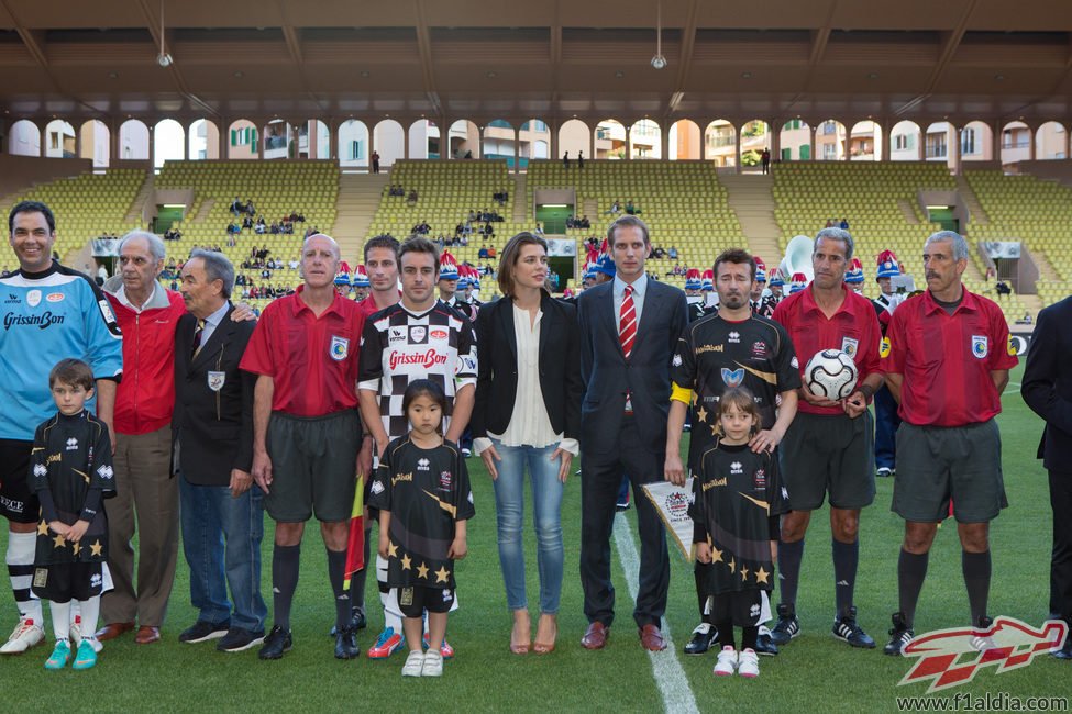 Los Casiraghi Grimaldi en el evento