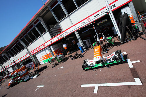 El trabajo en Force India ya empieza