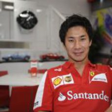 Kamui Kobayashi, de rojo Ferrari en Mónaco