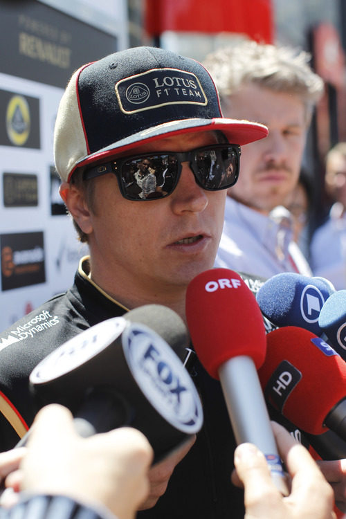 Kimi Räikkönen llega a Mónaco