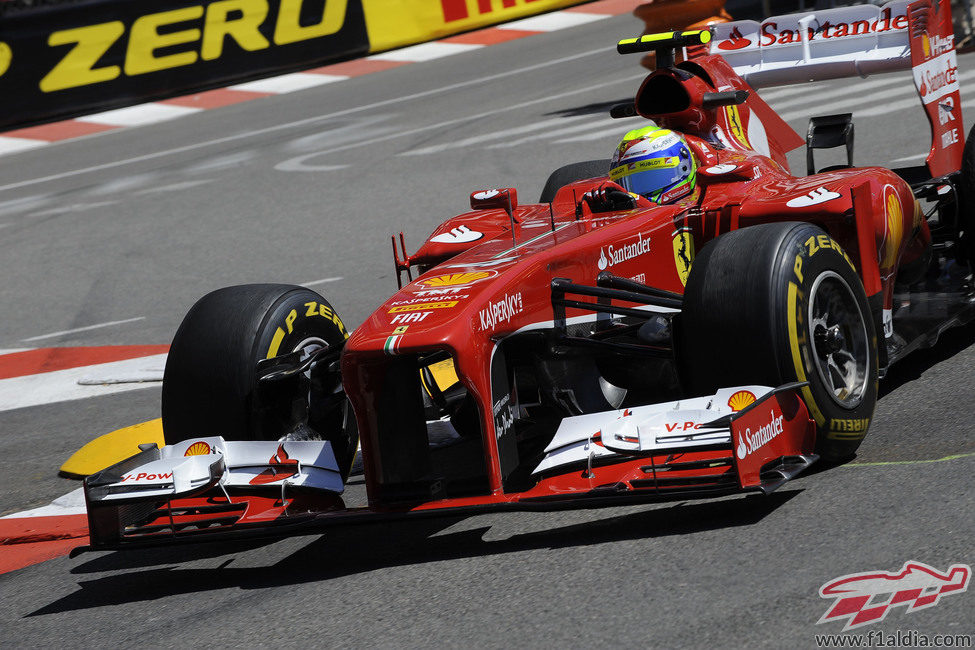 Felipe Massa fue cuarto en los Libres 1 y 2 de Mónaco