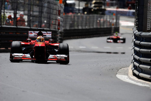 Fernando Alonso fue competitivo en los primeros entrenamientos de Mónaco