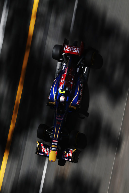 Plano aéreo del STR8 de Daniel Ricciardo