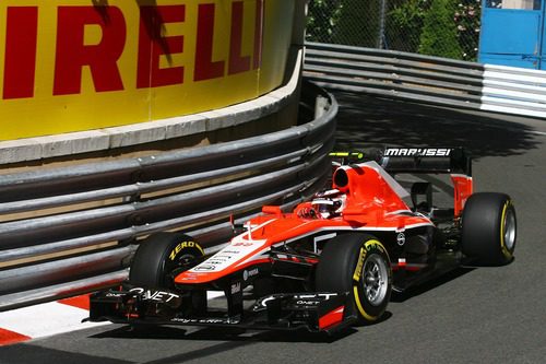 Jules Bianchi trata de sacar el máximo partido a su MR02