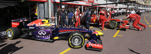 Red Bull y Ferrari, frente a frente