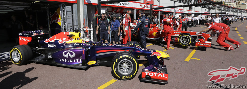 Red Bull y Ferrari, frente a frente