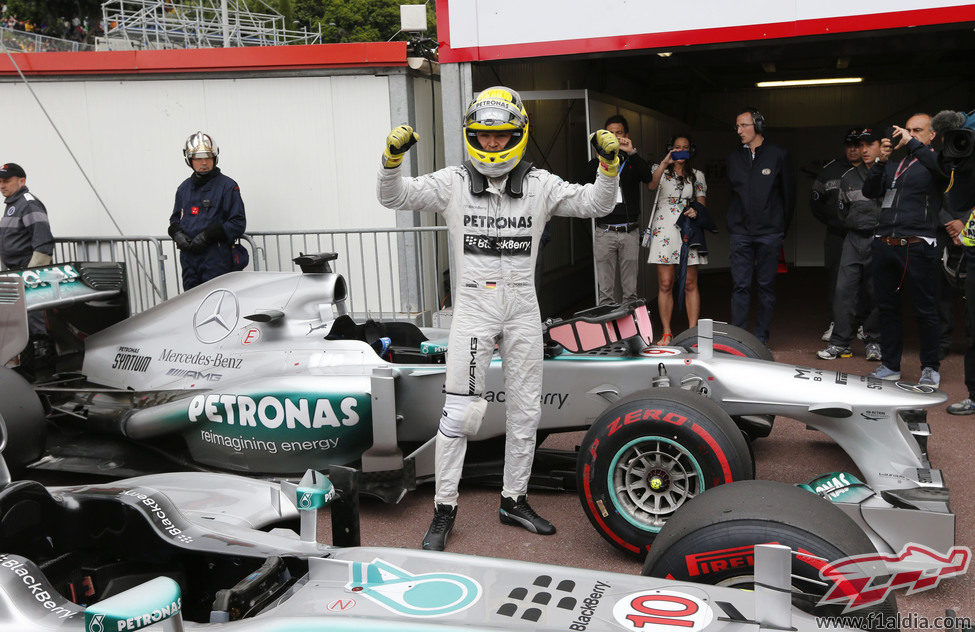 Nico Rosberg, el más rápido en Mónaco