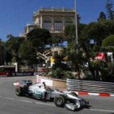 Lewis Hamilton fue segundo en Mónaco