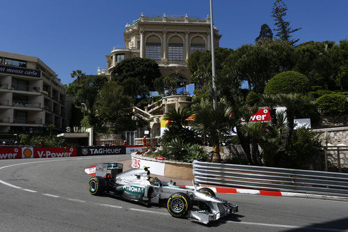 Lewis Hamilton fue segundo en Mónaco