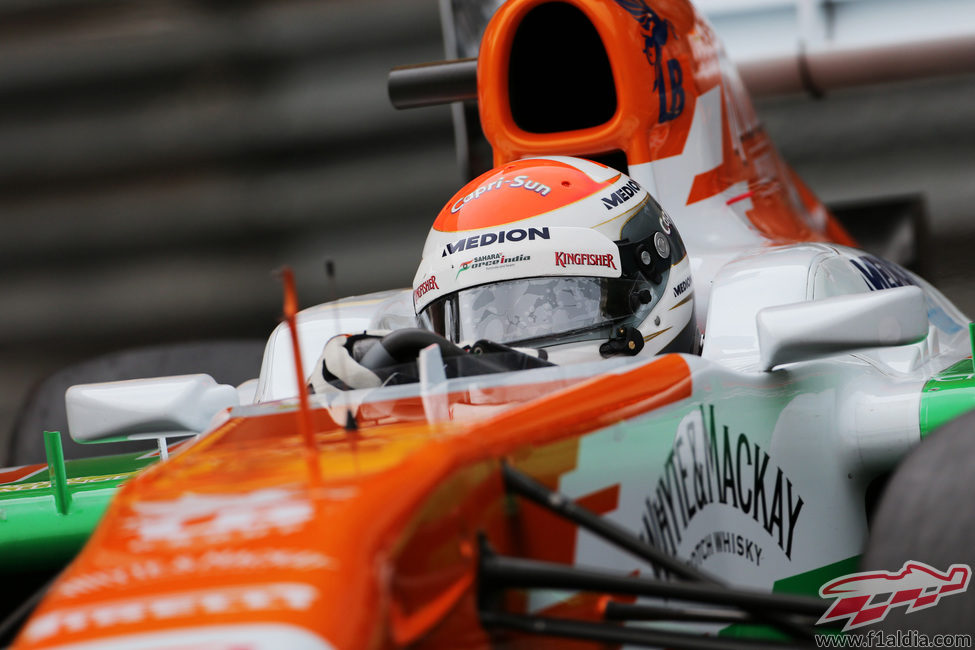 Adrian Sutil alcanzó la Q3 en Mónaco