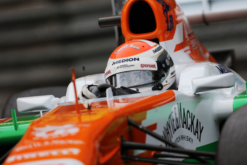Adrian Sutil alcanzó la Q3 en Mónaco