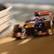 Daniel Ricciardo, a toda velocidad en el túnel de Mónaco