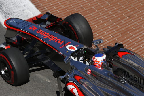 Jenson Button completa los Libres 3 en Mónaco