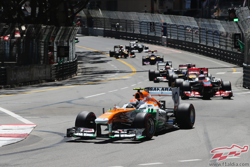 Adrian Sutil logró su mejor resultado en Mónaco