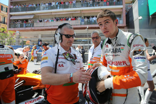 Paul di Resta, instantes antes del GP de Mónaco 2013