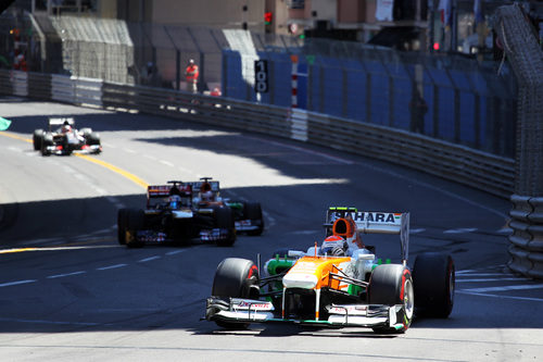 Adrian Sutil fue quinto en Mónaco