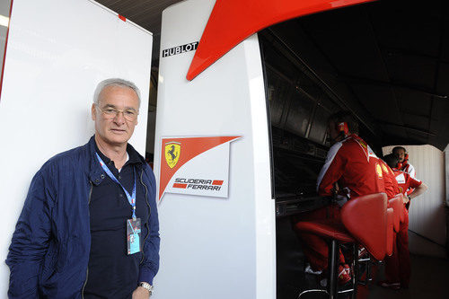 Claudio Ranieri en el Gran Premio de Mónaco