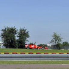 Rodando en Fiorano con Ferrari