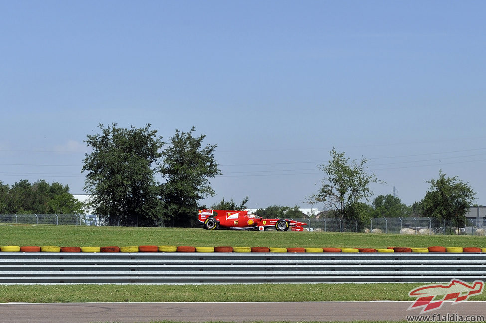 Rodando en Fiorano con Ferrari