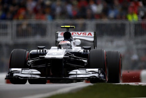 Valtteri Bottas rueda por primera vez en Montreal