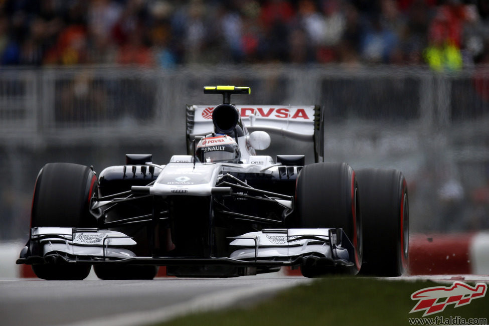 Valtteri Bottas rueda por primera vez en Montreal