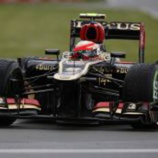 Romain Grosjean mantuvo un ritmo estable