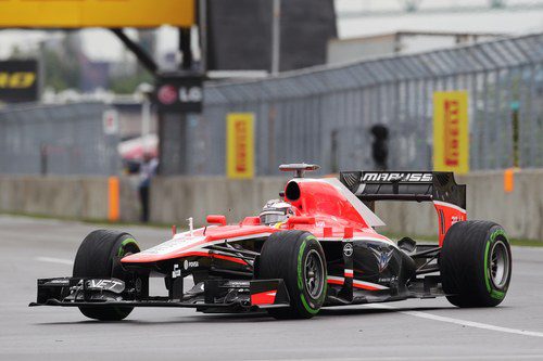 Jules Bianchi no terminó los Libres 1 en Canadá